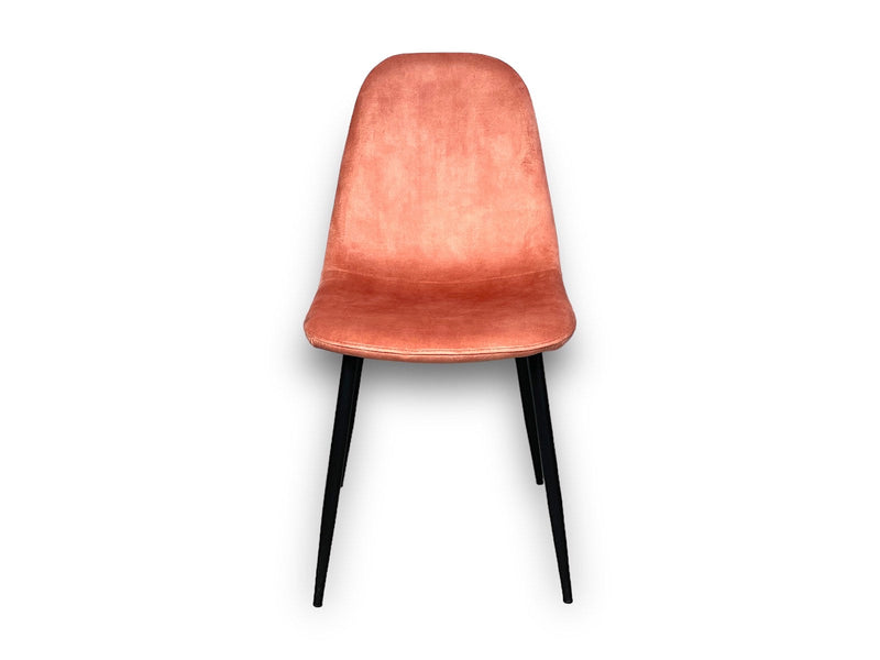 Chaise "Velours rose" - Bois Déco Montréal