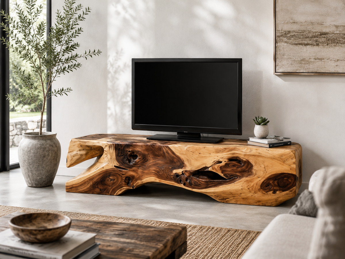 Meuble TV en Racine de Suar