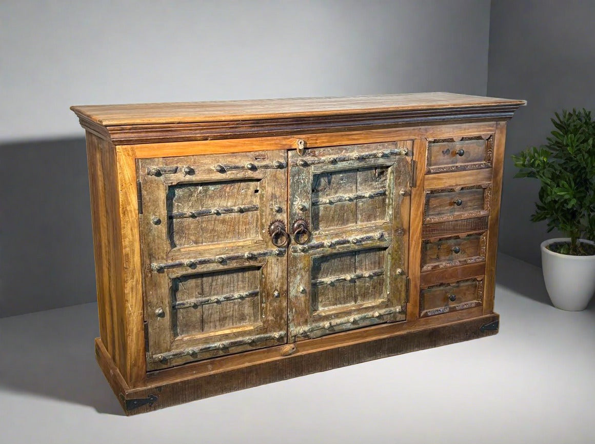Buffet vieilles portes - Bois Déco Montréal