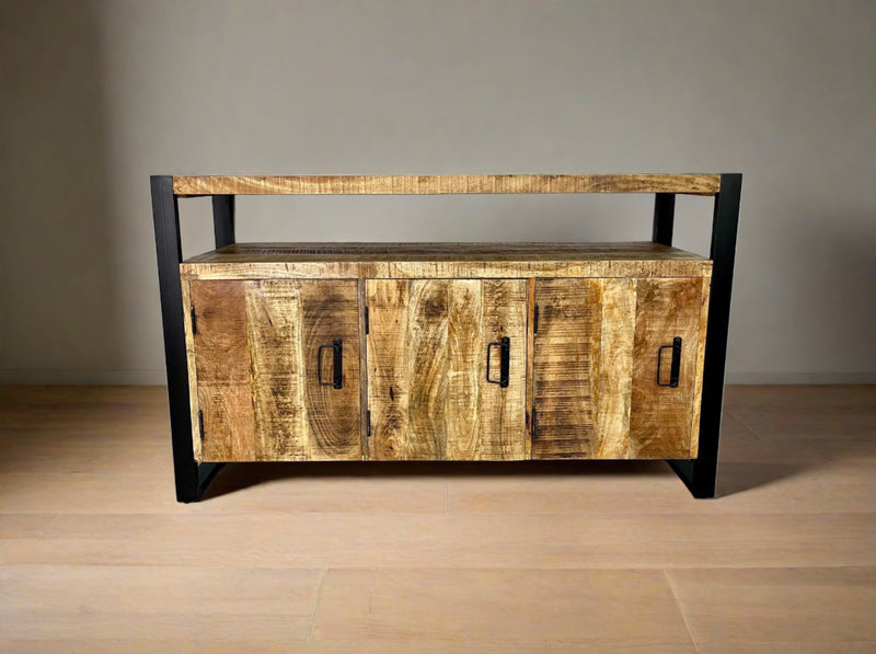 Buffet Vivana 2 en bois de manguier - Bois Déco Montréal
