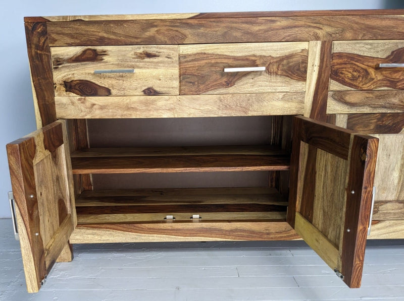 Grand buffet en bois de rose - Bois Déco Montréal
