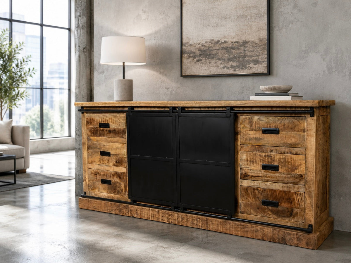 Buffet Kivi en bois de manguier