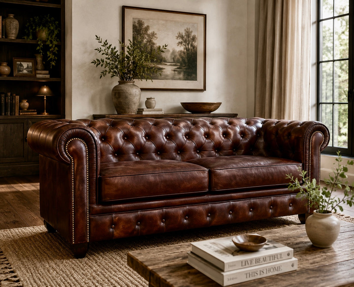 Fauteuil Chesterfield 2 places
