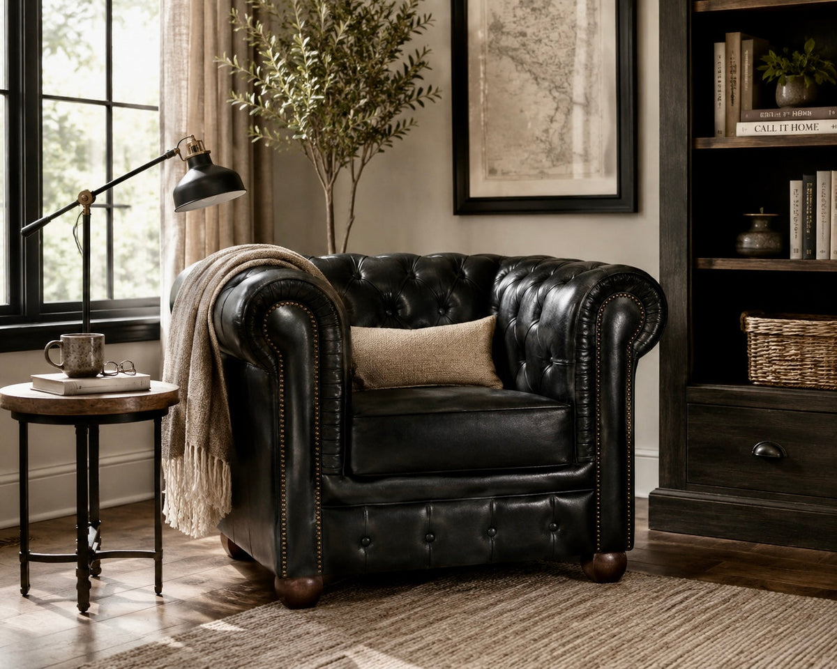 Fauteuil Chesterfield 1 place