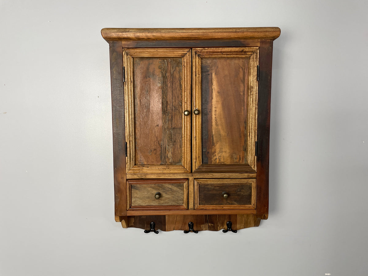 Armoire pharmacie en bois recyclé - Bois Déco Montréal