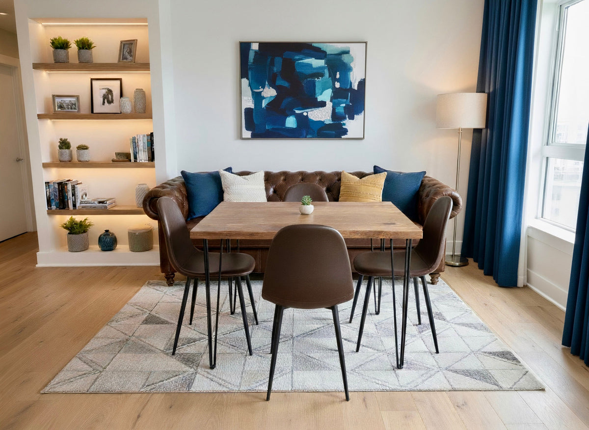 Petite table à diner Acacia live edge