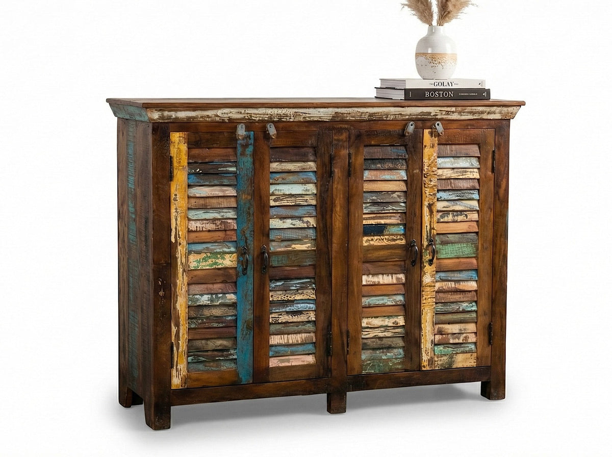 Buffet Billy en bois recyclé — vue de face