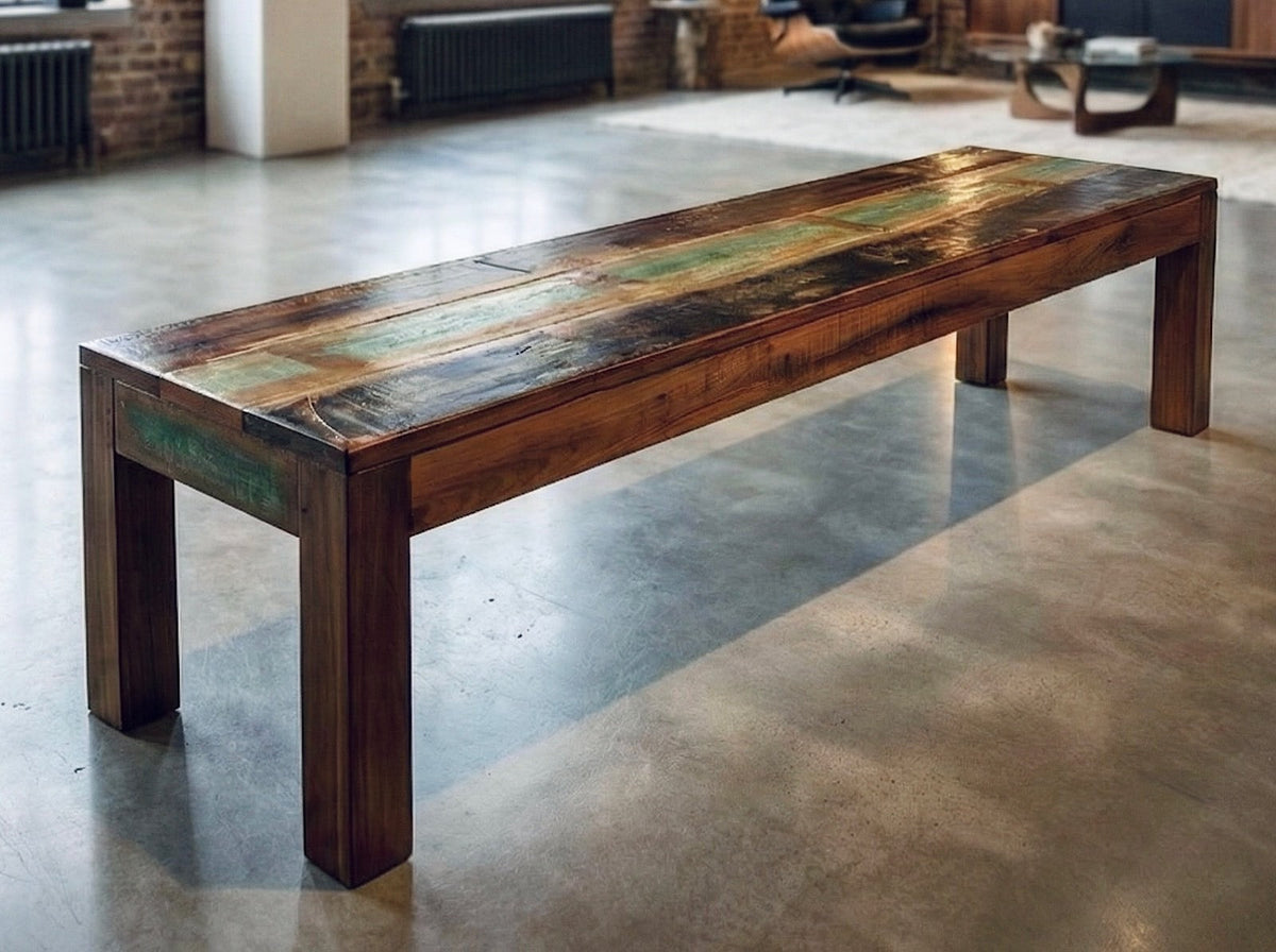 Banc en bois recyclé Prema