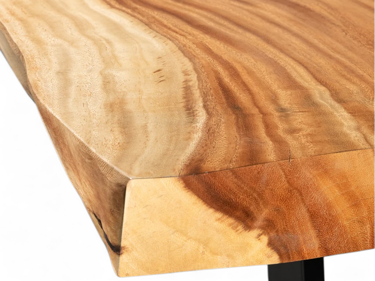slab live edge en bois de Suar massif 1.80 mètre