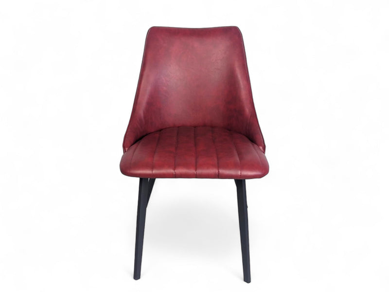 Chaise rétro cerise - Bois Déco Montréal