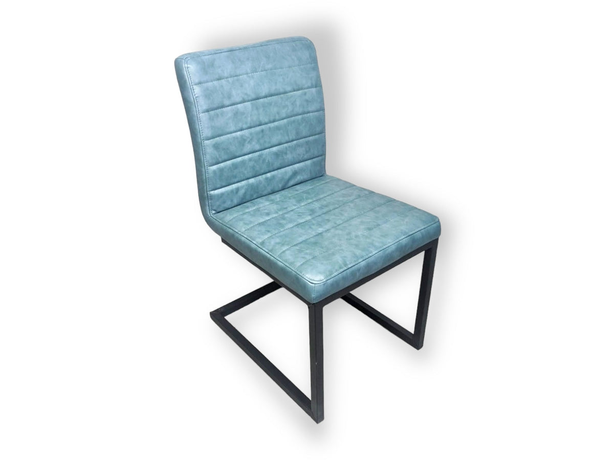 Chaise moderne bleue