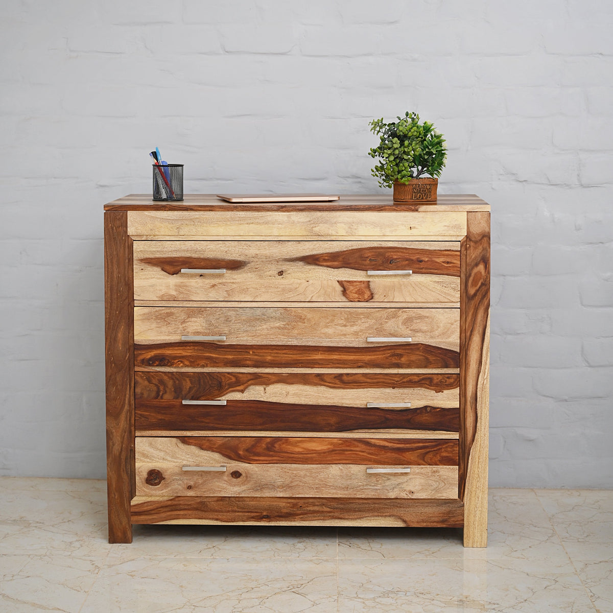 Commode en bois de rose 4 tiroirs