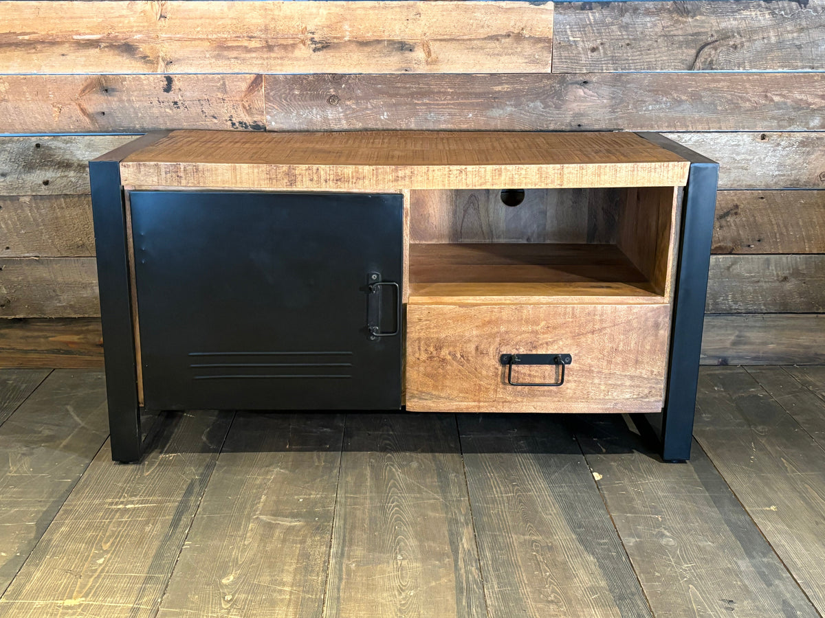 Meuble télé Riva en bois de manguier - Bois Déco Montréal