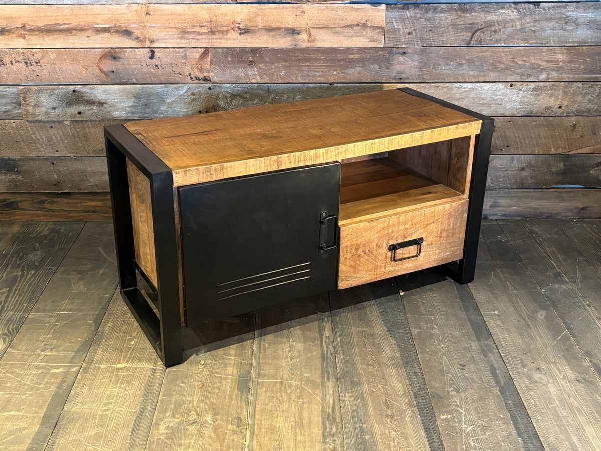 Meuble télé Riva en bois de manguier - Bois Déco Montréal