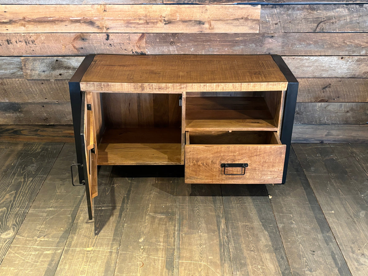 Meuble télé Riva en bois de manguier - Bois Déco Montréal